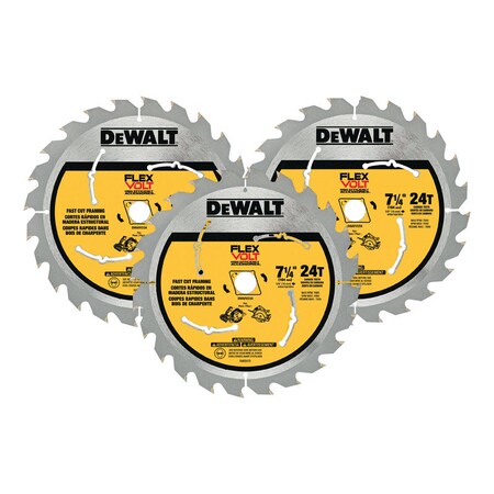 Dewalt BLADE CIRCLR 7.25"24T 3P DWAFV37243